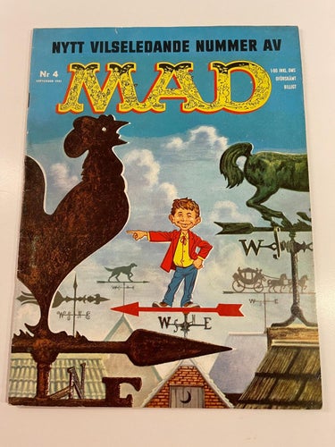 MAD ( svensk ) Nr 4  - 1961