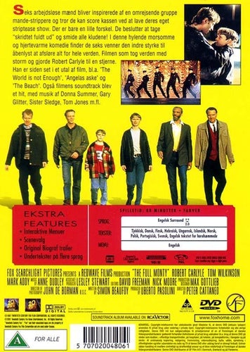 Allt eller inget (1997) Peter Cattaneo, Robert Carlyle, Tom Wilkinson