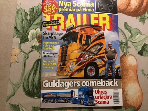 TRAILER NR 9 2016 SCANIA,SÄÄV ÖREBRO,UHRES VIMMERBY,BÄRGARE GÄLLIVARE GULDAGER