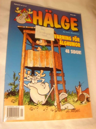 HÄLGE ALBUM nr 4 NYTRYCK Begagn