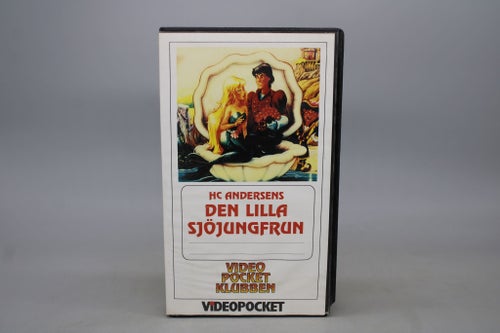Video Pocket Klubben - HC Andersens Den Lilla Sjöjungfrun - Svenskt tal - VHS