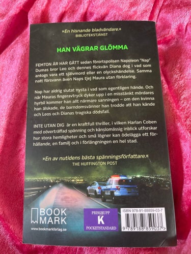 Inte utan dig av Harlan Coben