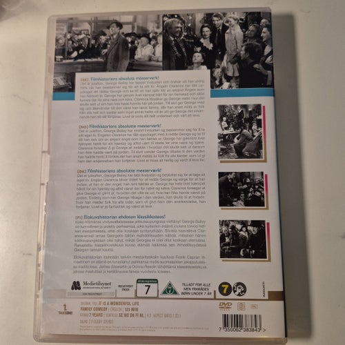 It's a Wonderful Life - (DVD) Donna Reed (1946) *Svensk text*
