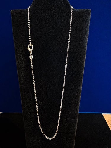 Silverkedja - Olika Längder - 1 mm Länk
