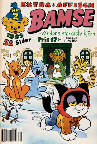 Bamse – världens starkaste björn Serietidning 1995 nr 2 (Oläst arkivex)