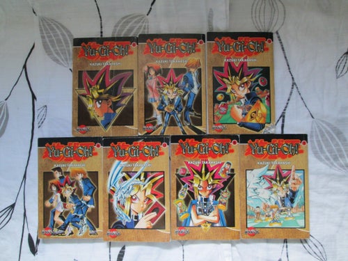 YuGiOh Yu-Gi-Oh! 7 delar Kazuki Takashi manga svensk text nr 1-7 set samling