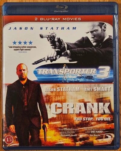Transporter 3 & Crank - 2 Blu-ray Filmer