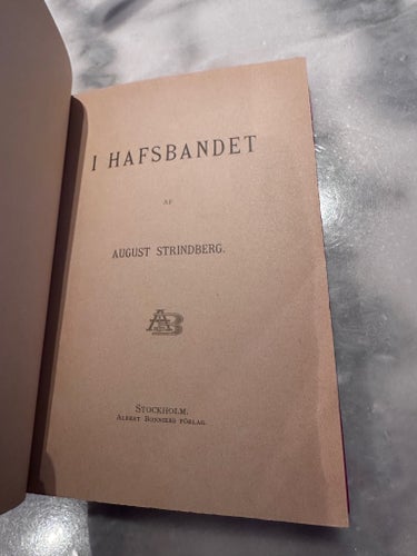 I Hafsbandet av August Strindberg, 1890