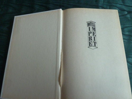 HOTELL-IMPERIET, JUDITH GOULD, BOK, BÖCKER