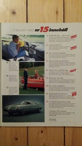 Teknikens Värld nr 15 1993: Saab 900 S 1994, Opel Corsa, Lancia Delta 2,0