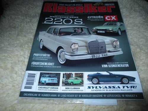 KLASSIKER NR 6 2021 MERCEDES-BENZ 220 S, CITROËN CX, M.M. NY!