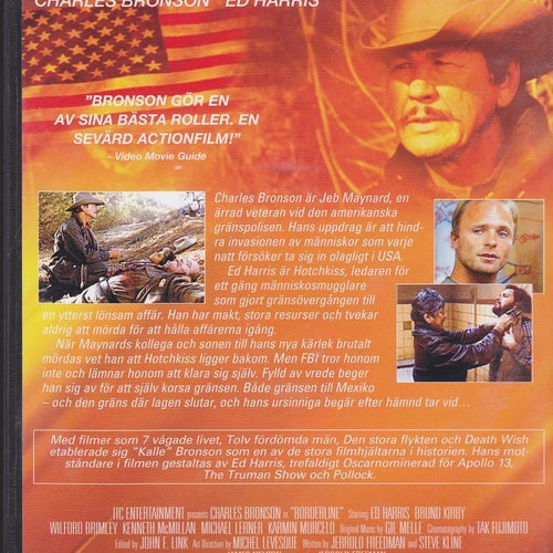 DVD / Borderline / Charles Bronson, Ed Harris, Michael Lerner / Fint skick