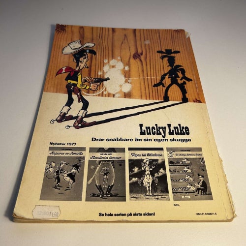Lucky Luke #28, 1a upplaga, läsex! GD+