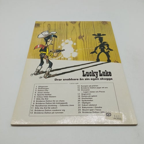 Lucky Lukes äventyr 25 - Bröderna Dalton i blåsväder - 1976
