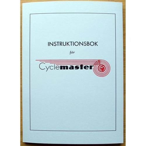 Instruktionsbok Cyclemaster Påhängsmotor