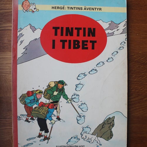 TINTIN i Tibet 1969 1:a UPP