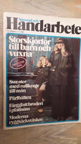 tidskrift Allt om HANDARBETE nr 6/1980