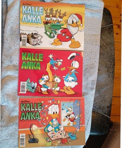 Kalle Anka Julalbum 3 stycken