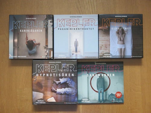 Lars Kepler Ljudböcker - 5 st