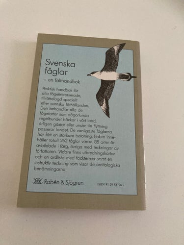 Svenska fåglar - en fälthandbok av Lars Imby, 1987