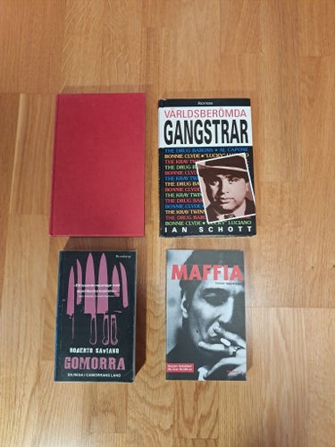 Bokpaket: Maffia, Gomorra, Världsberömda Gangstrar, Prizzis heder