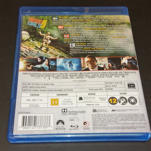 Triple X Return of Xander Cage - Blu-Ray