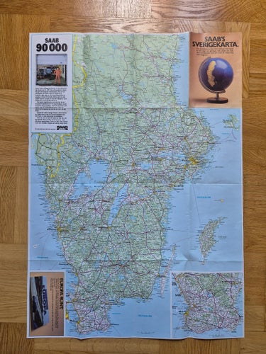 Saab's Sverigekarta