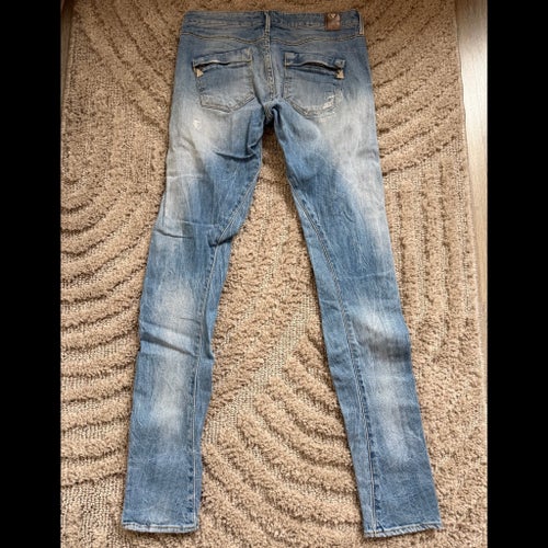 Guess ljusblå jeans, storlek 24 (xs)