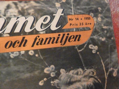HEMMET OCH FAMILJEN, NR 14 - 1950, TIDNING