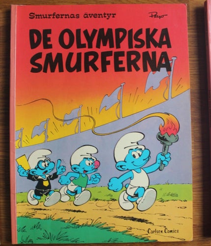 SMURFERNAS ÄVENTYR 11 De olympiska smurferna 1980 1:a uppl