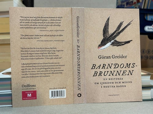 Barndomsbrunnen av Göran Greider, bok, Fine plus