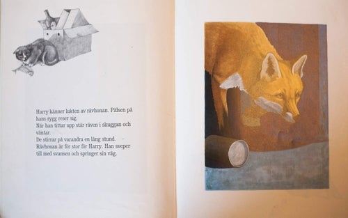 Harrys hemlighet / Katt/Retro/Barnbok/80-tal.