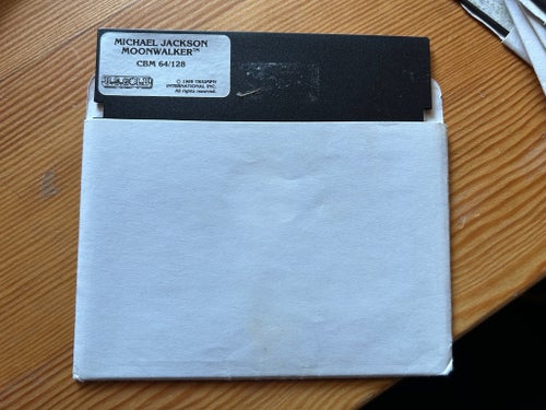 Michael Jackson Moonwalker CBM 64/128 Floppy Disk