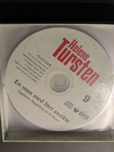 En man med litet ansikte - Helene Tursten, 2007, Ljudbok, CD