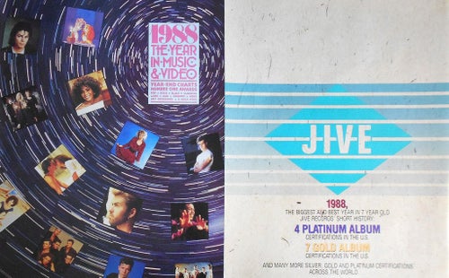 JIVE RECORDS, SILVERTONE - SAMANTHA FOX, Mfl, STOR TIDNINGSANNONS 1989