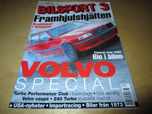 BILSPORT NR 3 2003. VOLVO SPECIAL, VW SCIROCCO ,M.M