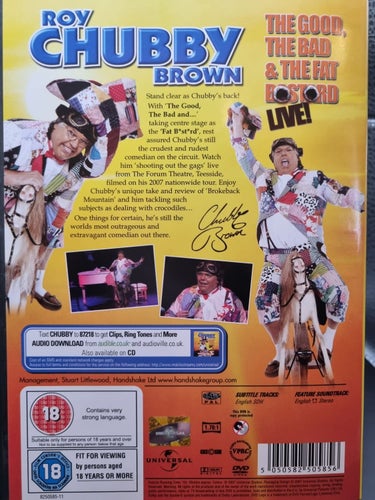 Roy Chubby Brown - The Good, The Bad & The Fat Bastard Live