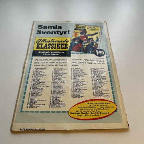 Mars-serien nr 1 1968, svårt förstanr, läsex! GD-