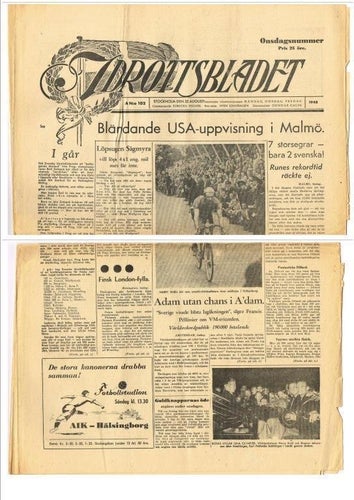 IDROTTSBLADET 1948 (39) Nr 102 - 25 augusti