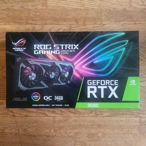 Drömkort för AI/LLM & Gaming -ASUS ROG Strix RTX 3090 24 GB VATTENKYLD EK-block