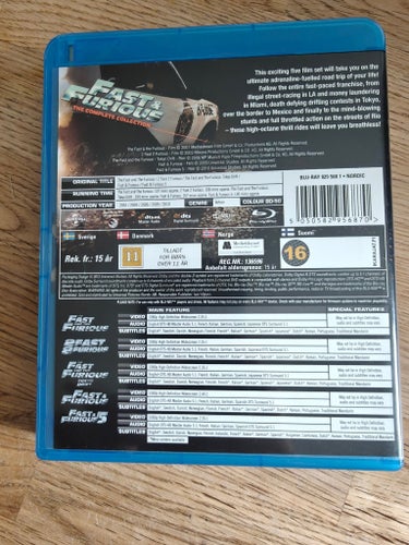 Fast & Furious: The Complete Collection - Blu-ray