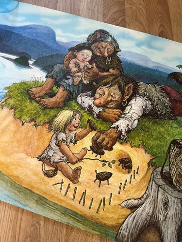 Äldre konsttryck, Troll Poster ”Familjelycka” År 1971, Rolf Lidberg Sverige