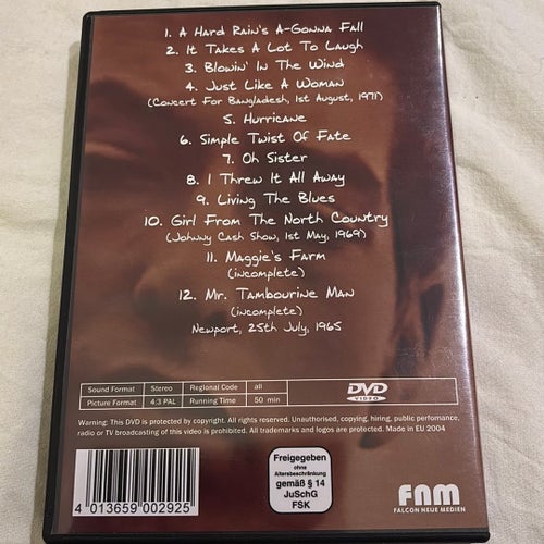 Bob Dylan - TV Live & Rare '63-'75 DVD