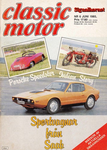 Classic 1985-6 Porsche Speedster 1957..Saab Sonett