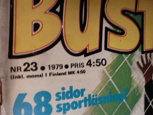 BUSTER, NR 23-1979, TIDNING