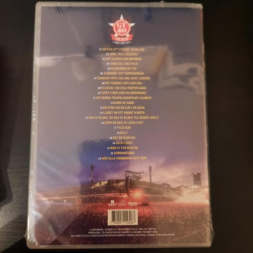 GYLLENE TIDER - GT 40 LIVE ULLEVI LÖRDAG 3 AUGUSTI 2019 / DVD