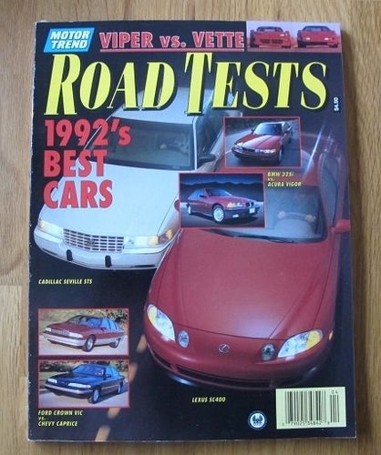 Tidning - Motor Trend Road Tests