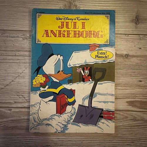 Jul i Ankeborg - BILAGA PLANSCH - Rare Retro Vintage Disney Kalle Anka 1978