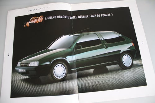 Citroën ZX Flash 1995 Broschyr FRANKRIKE