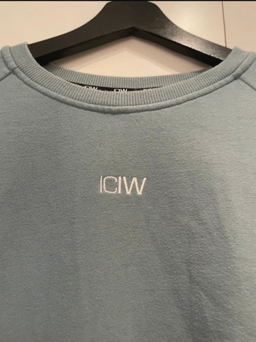 ICANIWILL ljusblå sweatshirt, storlek L